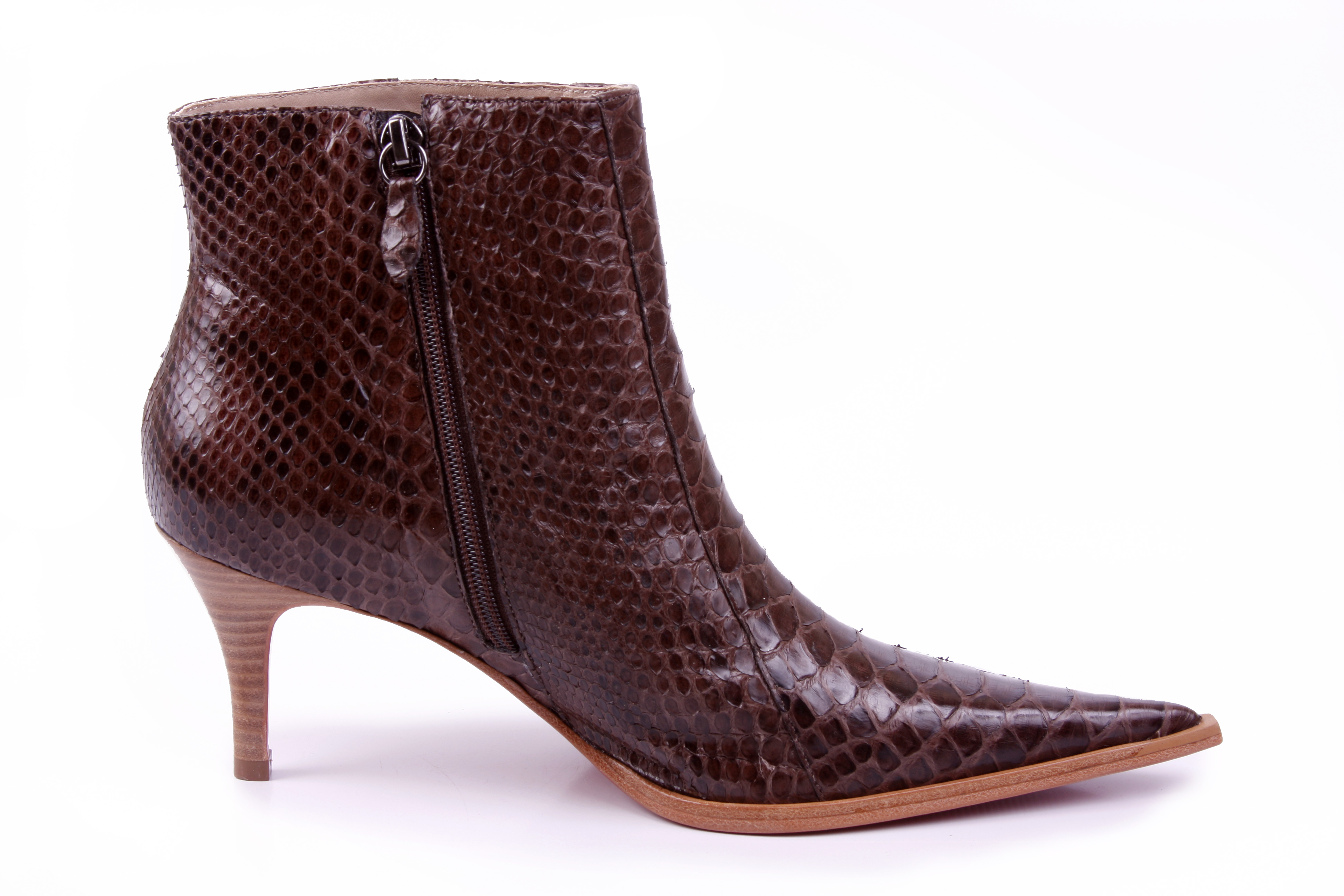 Bota Python Salto 6 1/2 Café_Salto NAT - Imagem 3