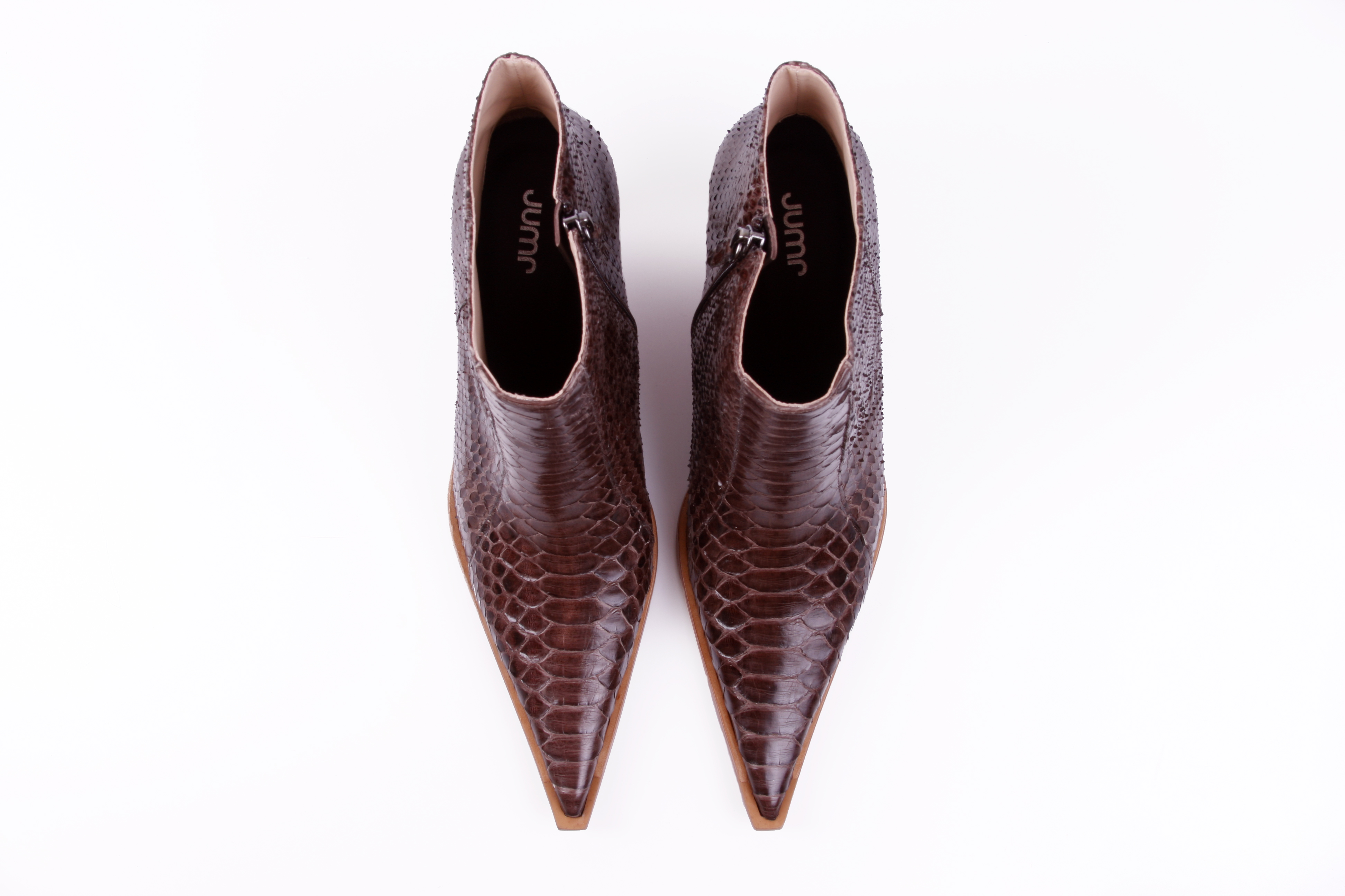Bota Python Salto 6 1/2 Café_Salto NAT - Imagem 5