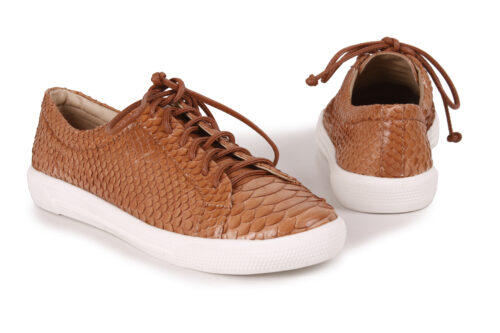 Tênis Jump Cobra Python Caramelo