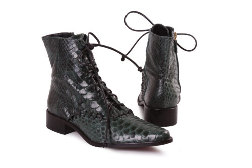 Bota Jump Python arredondado Verde