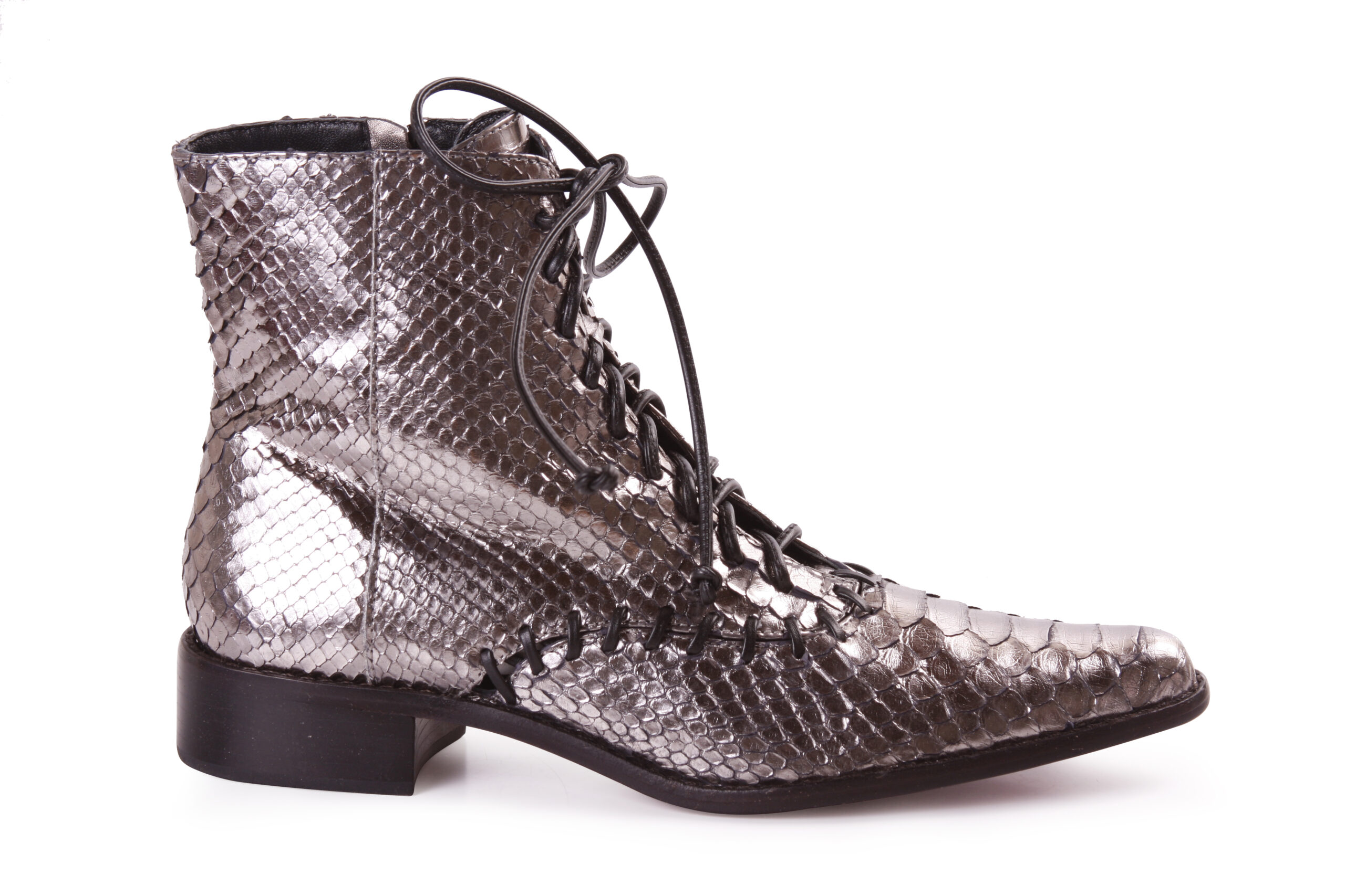 Bota Jump Python arredondado Prata - Imagem 3