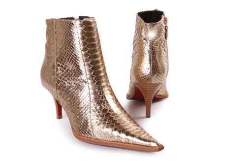 Bota Jump Python Dourada