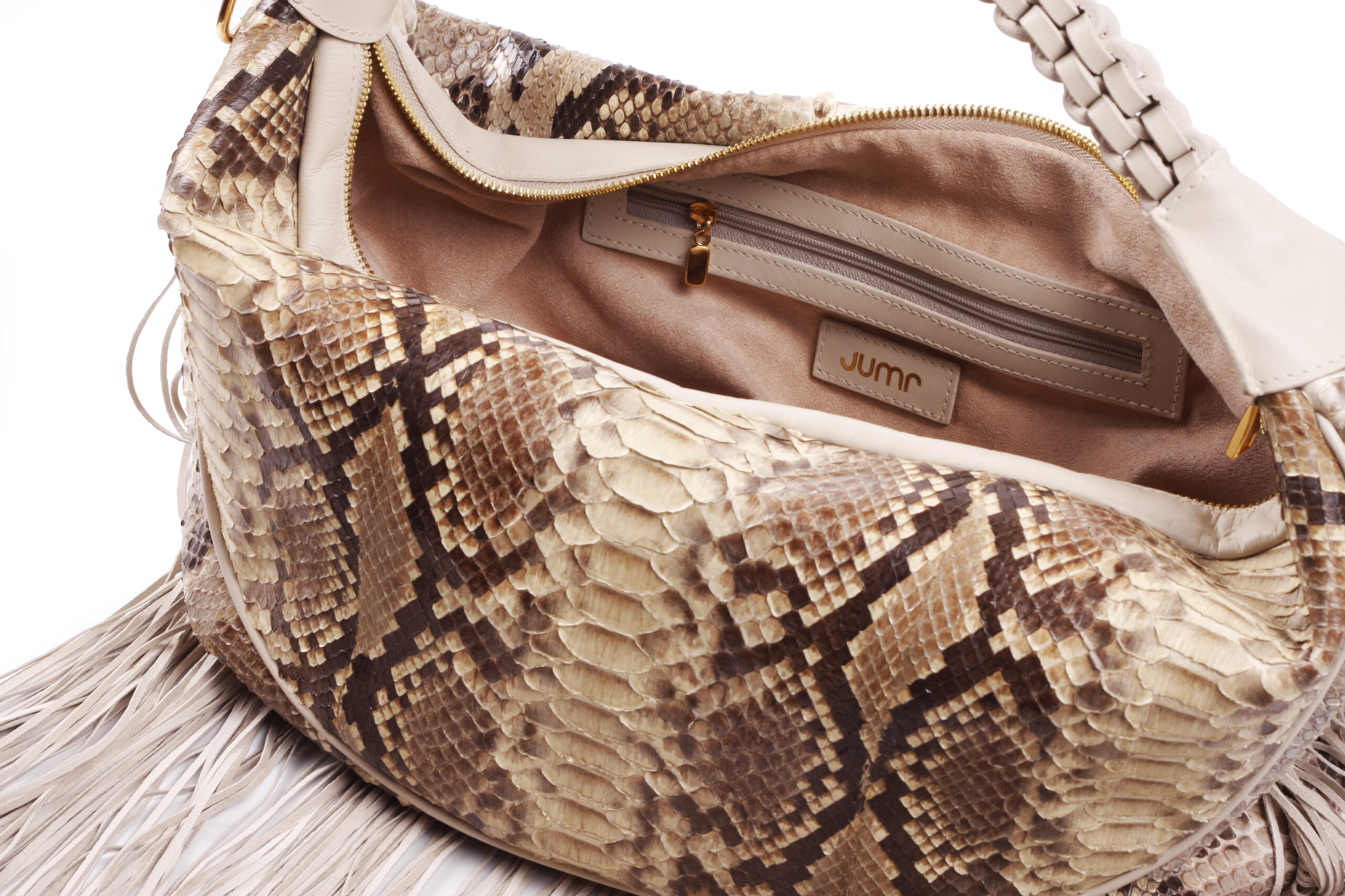 Bolsa python natural - Imagem 2