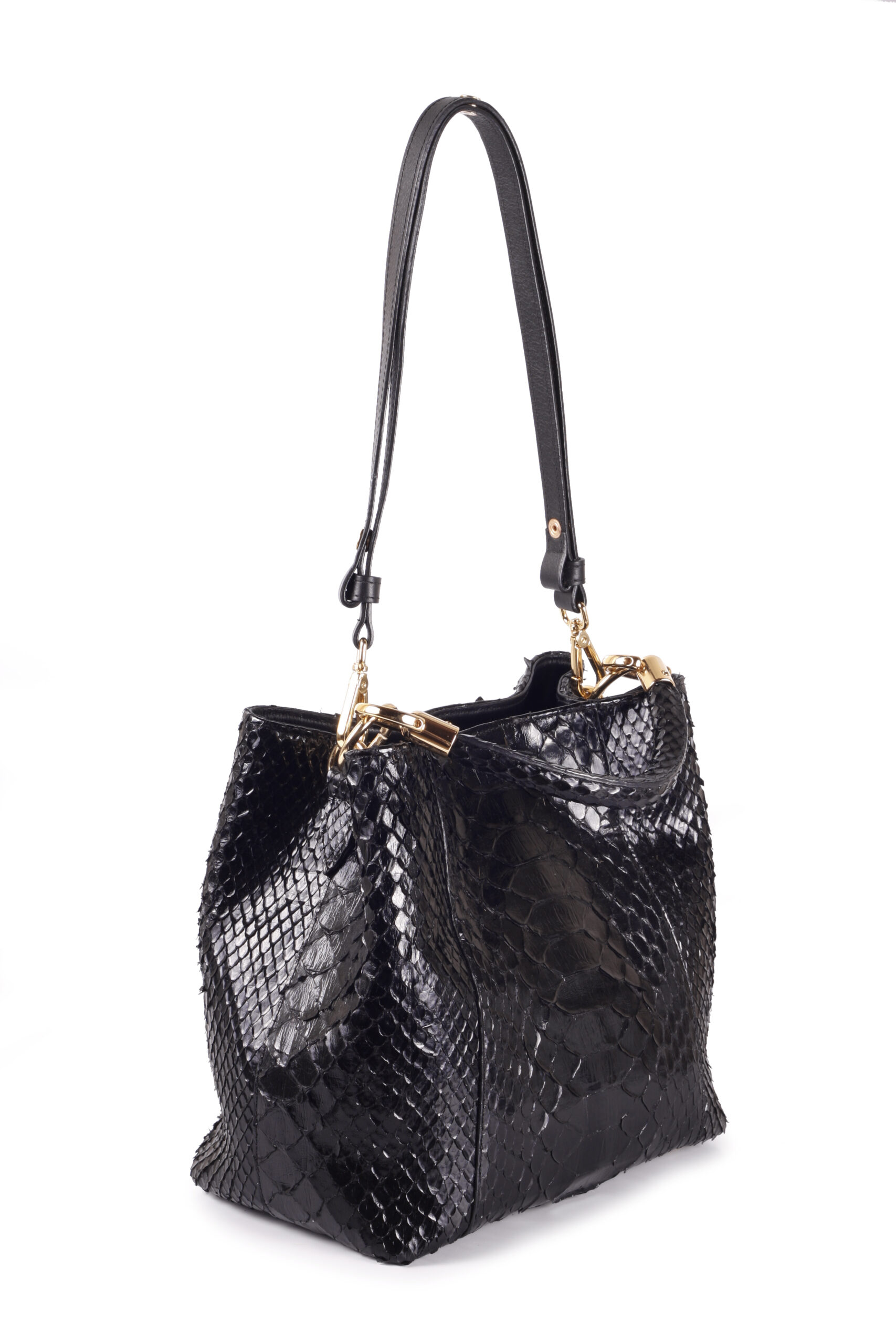 Bolsa python Preto - Imagem 2