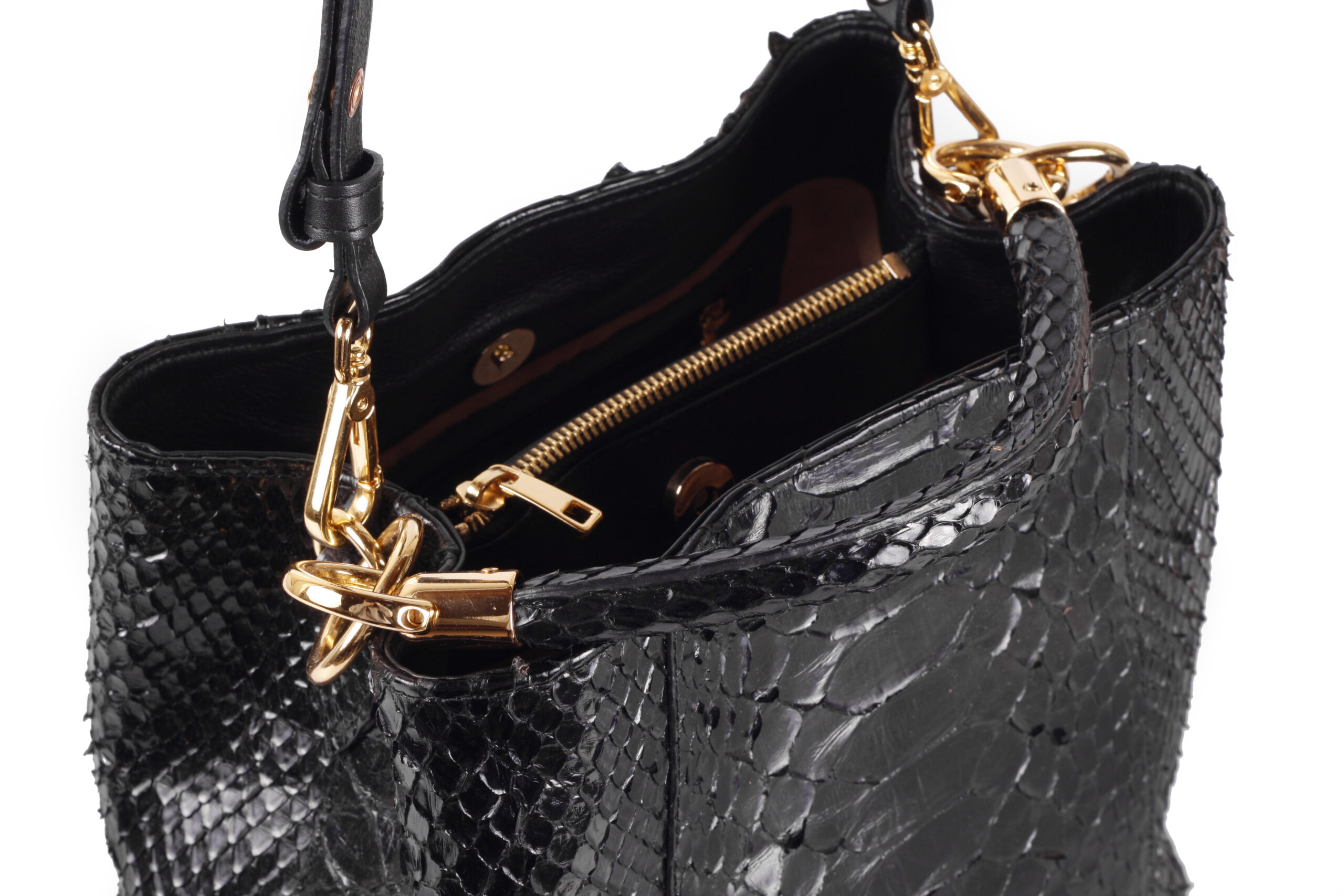 Bolsa python Preto - Imagem 3