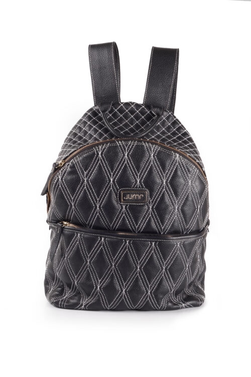 Mochila matelassê couro
