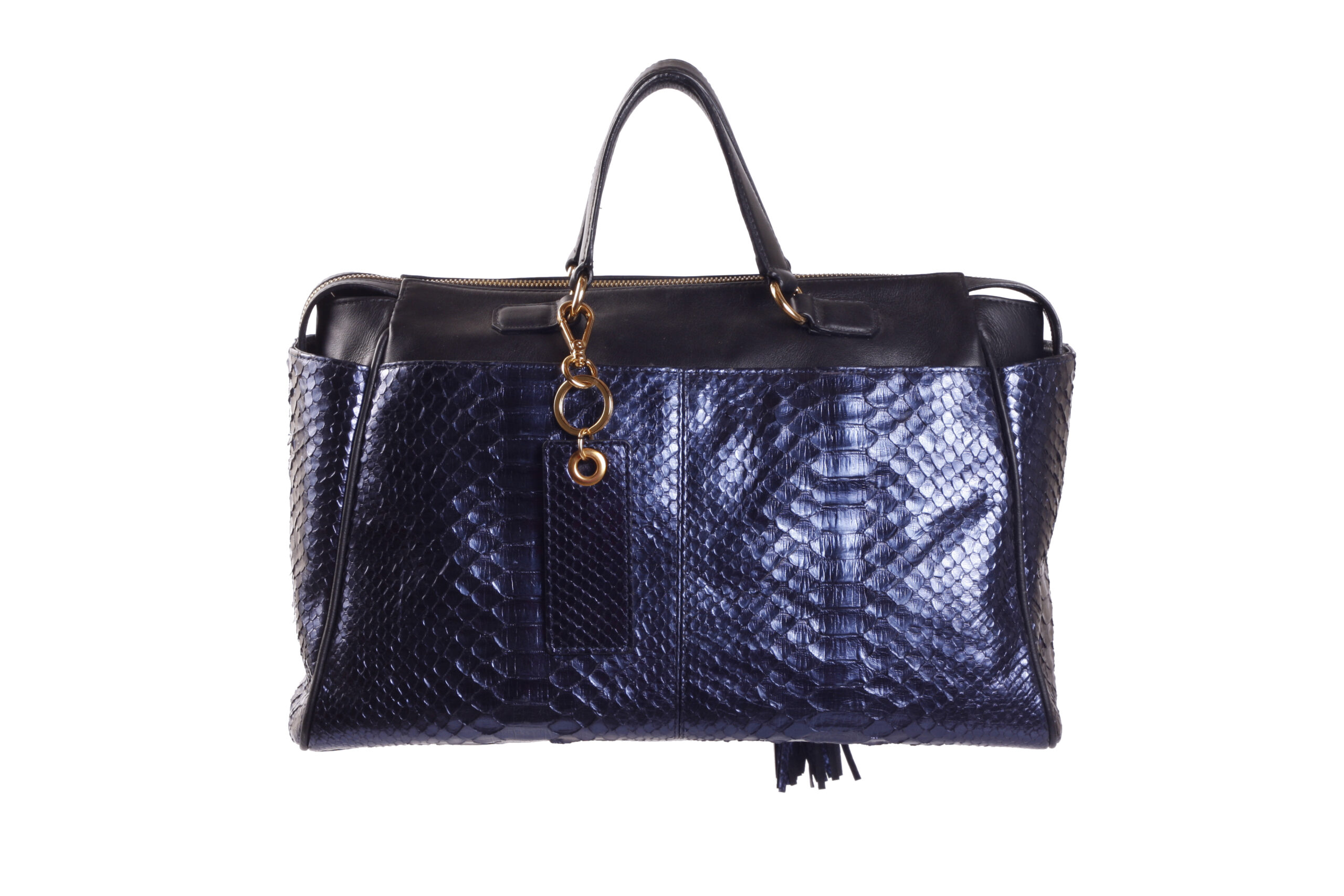 Bolsa estruturada cobra python Azul - Imagem 3