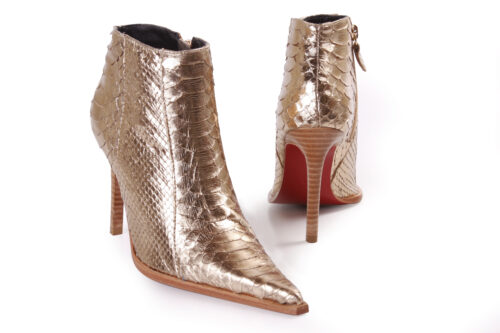 Bota Python Dourada