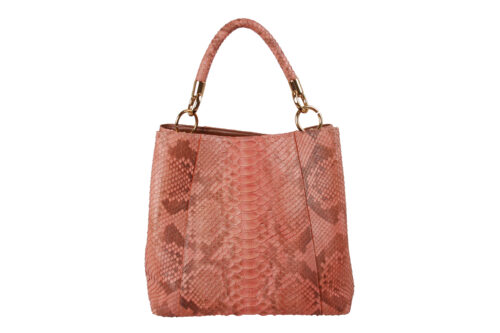 Bolsa python Rosa