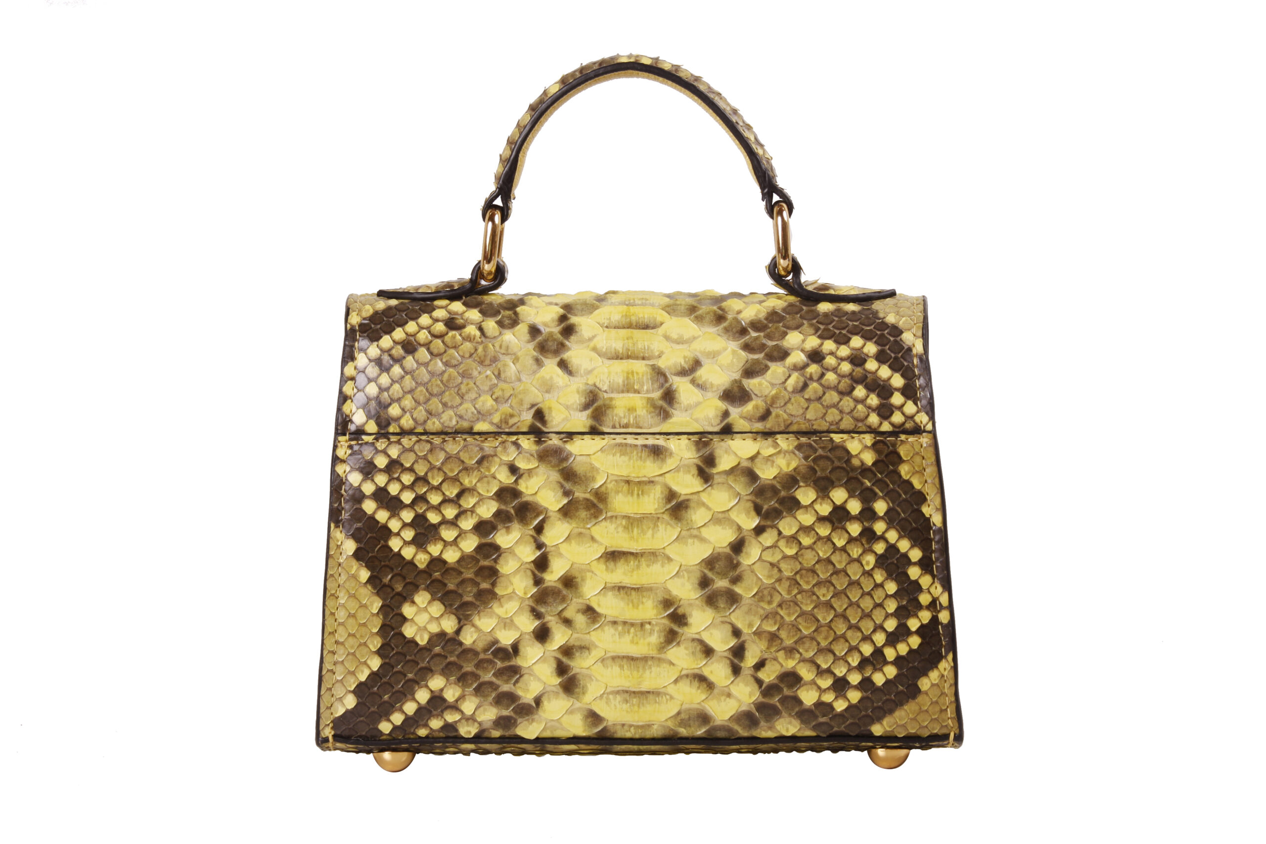 Bolsa Python Amarelo - Imagem 4